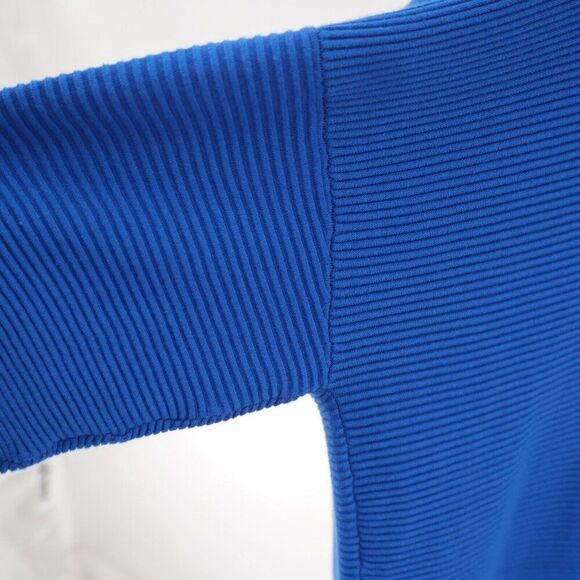 Cyrus Blue Knit Mock Neck Royal Blue‎ 3/4 Sleeve Sweater 1X - Picture 6 of 10